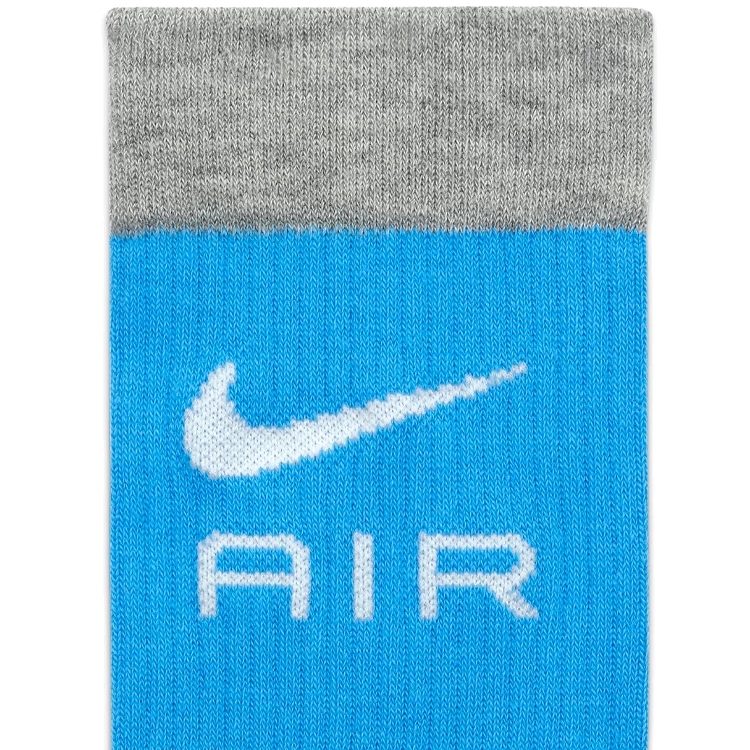 Носки Унисекс Nike U NK ED ESS CRW 2PR 168 NK AIR S Голубой/Белый photo 4